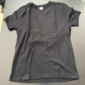 all black Zara mens short sleeve t shirt